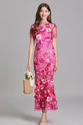 Eudora Floral Lace Dress