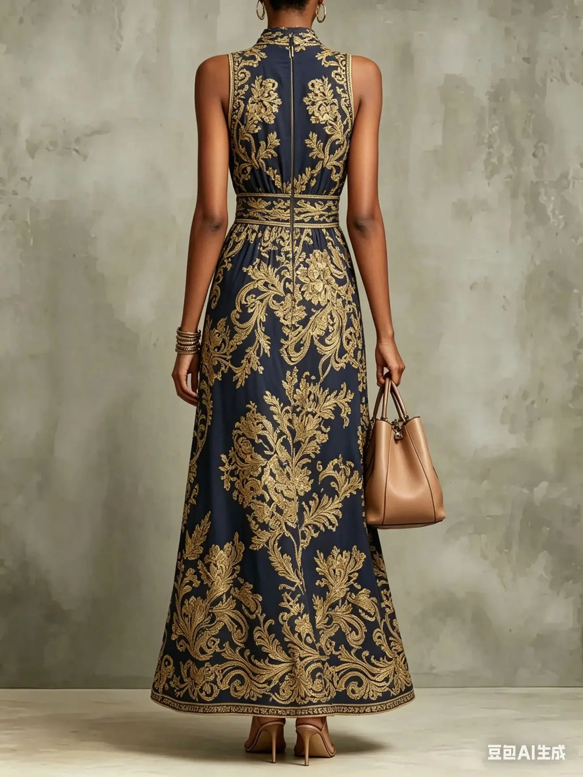 Seren Halter Maxi Dress