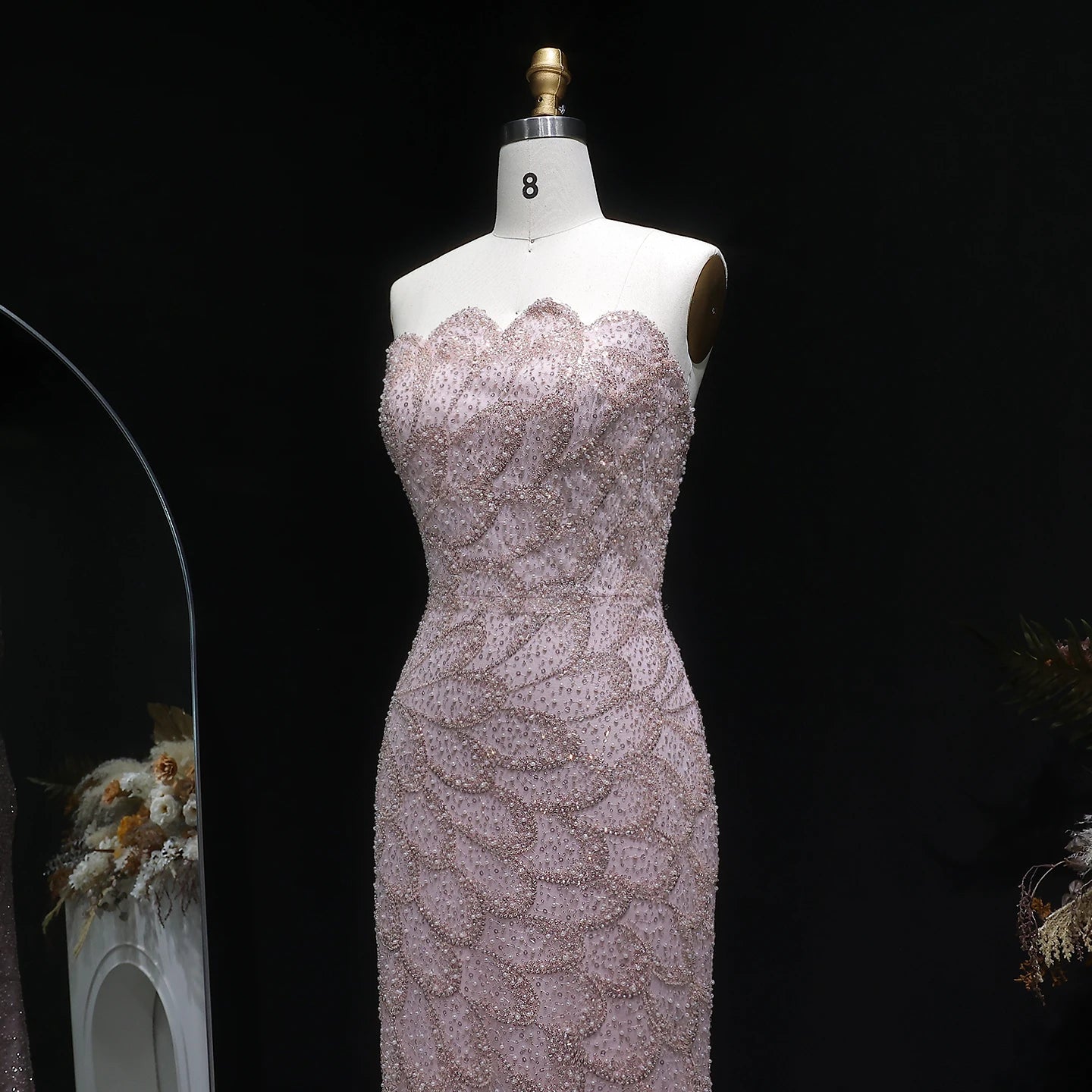 Annina Strapless Evening Gown