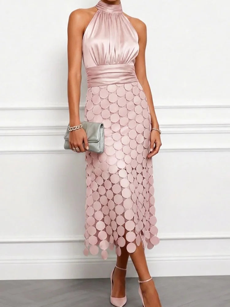 Darya Patchwork Maxi Dress