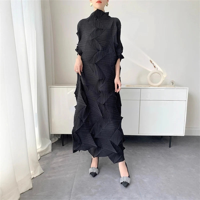 Valenne Pleated Maxi Dress