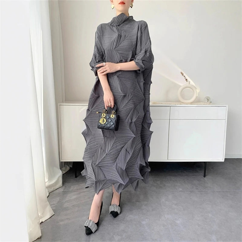 Valenne Pleated Maxi Dress