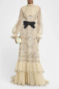 Letizia Ruched Lace Dress