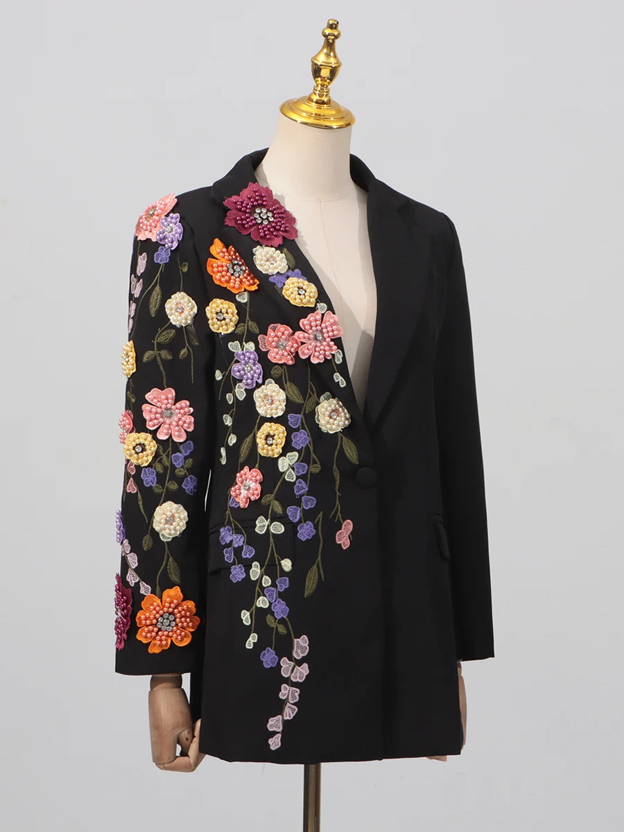 Regal Floral Blazer