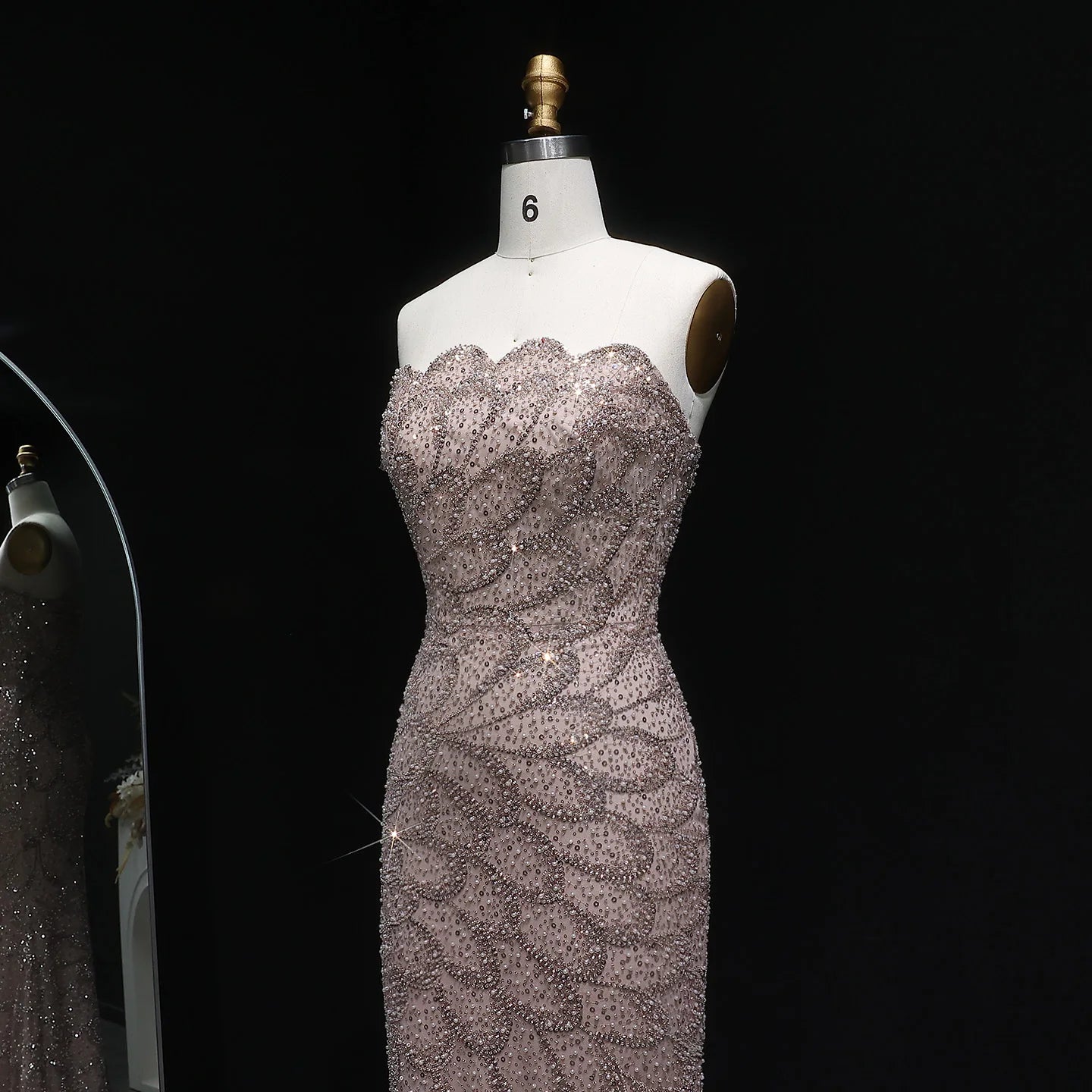 Annina Strapless Evening Gown