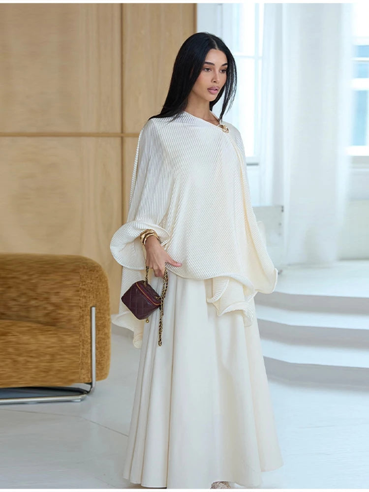 Ariselle Shawl Evening Set