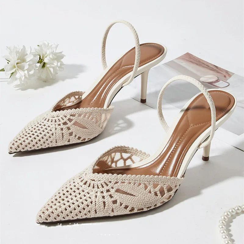 Lucca Woven Heels