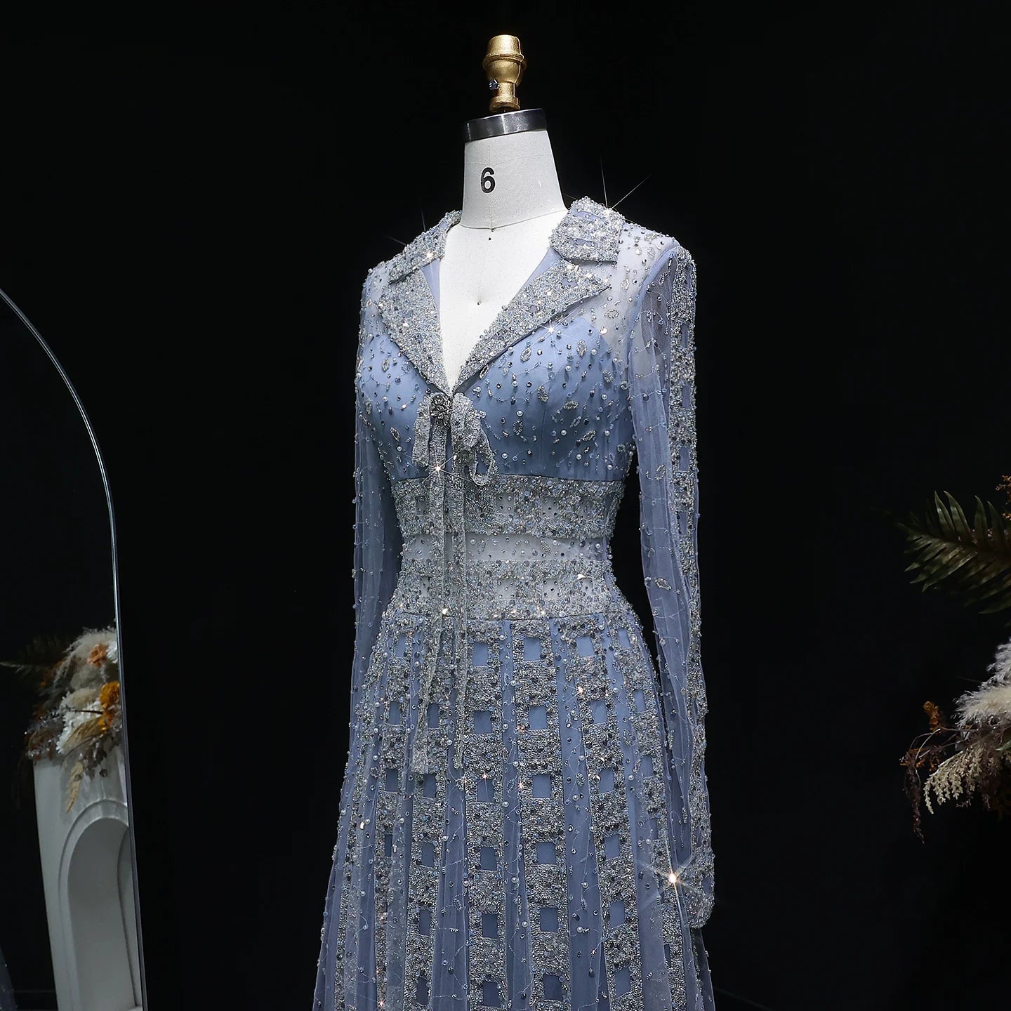 Sybille Sequin Formal Gown