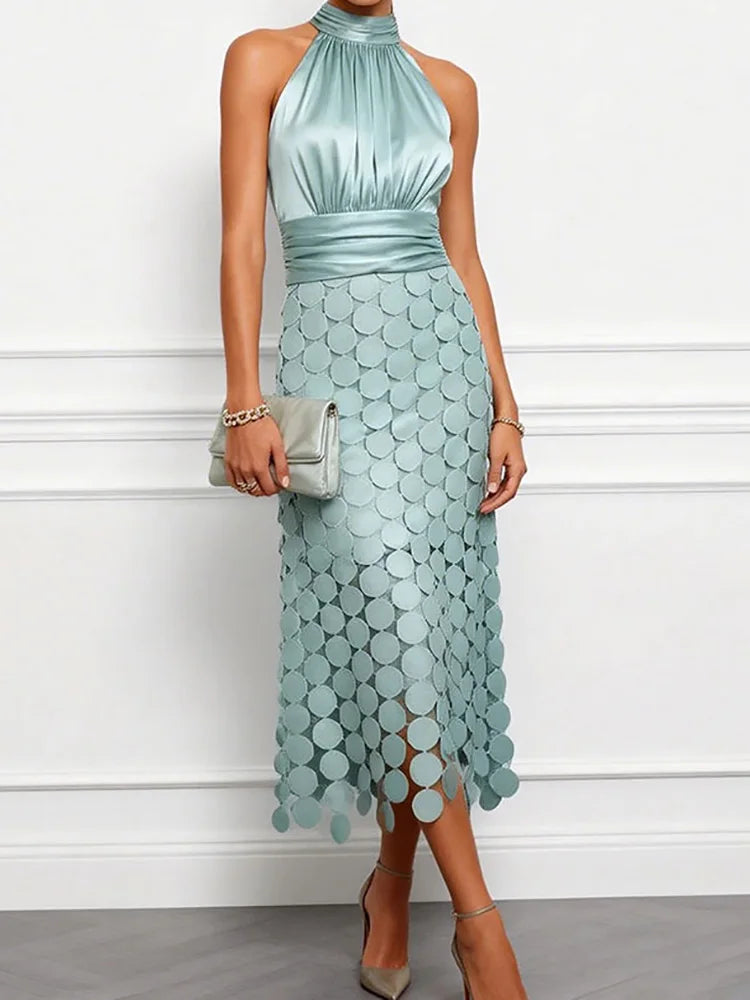 Darya Patchwork Maxi Dress