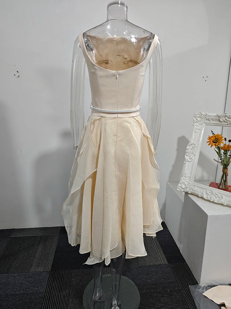 Clementina Cape Dress