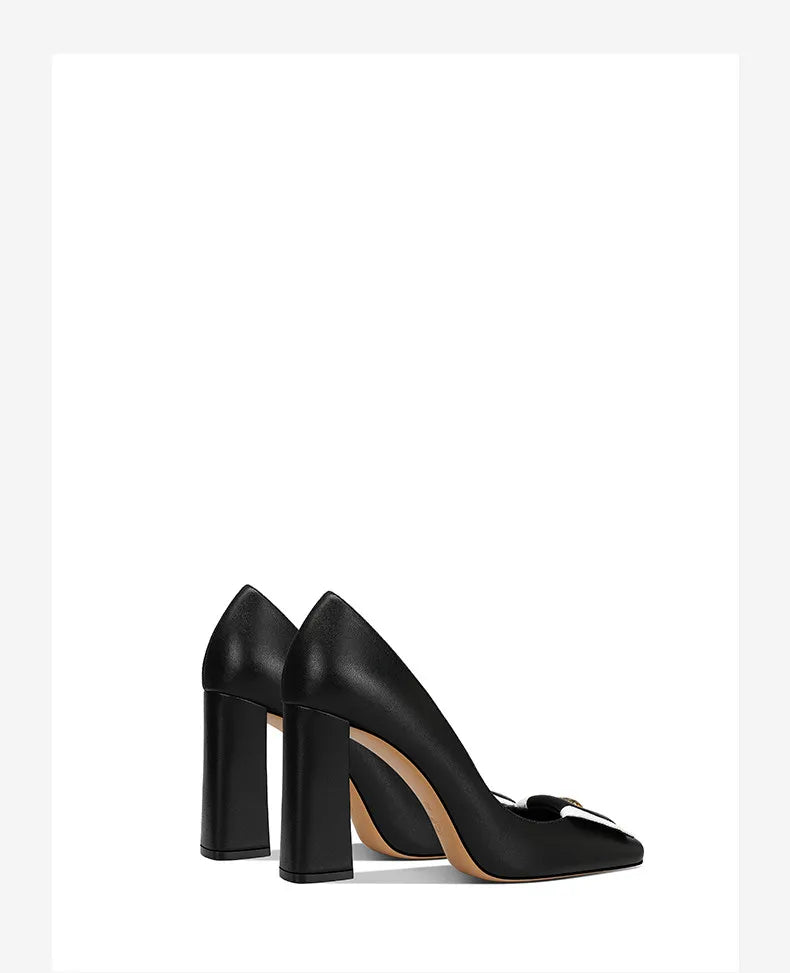 Loretta Square Heel Shoes