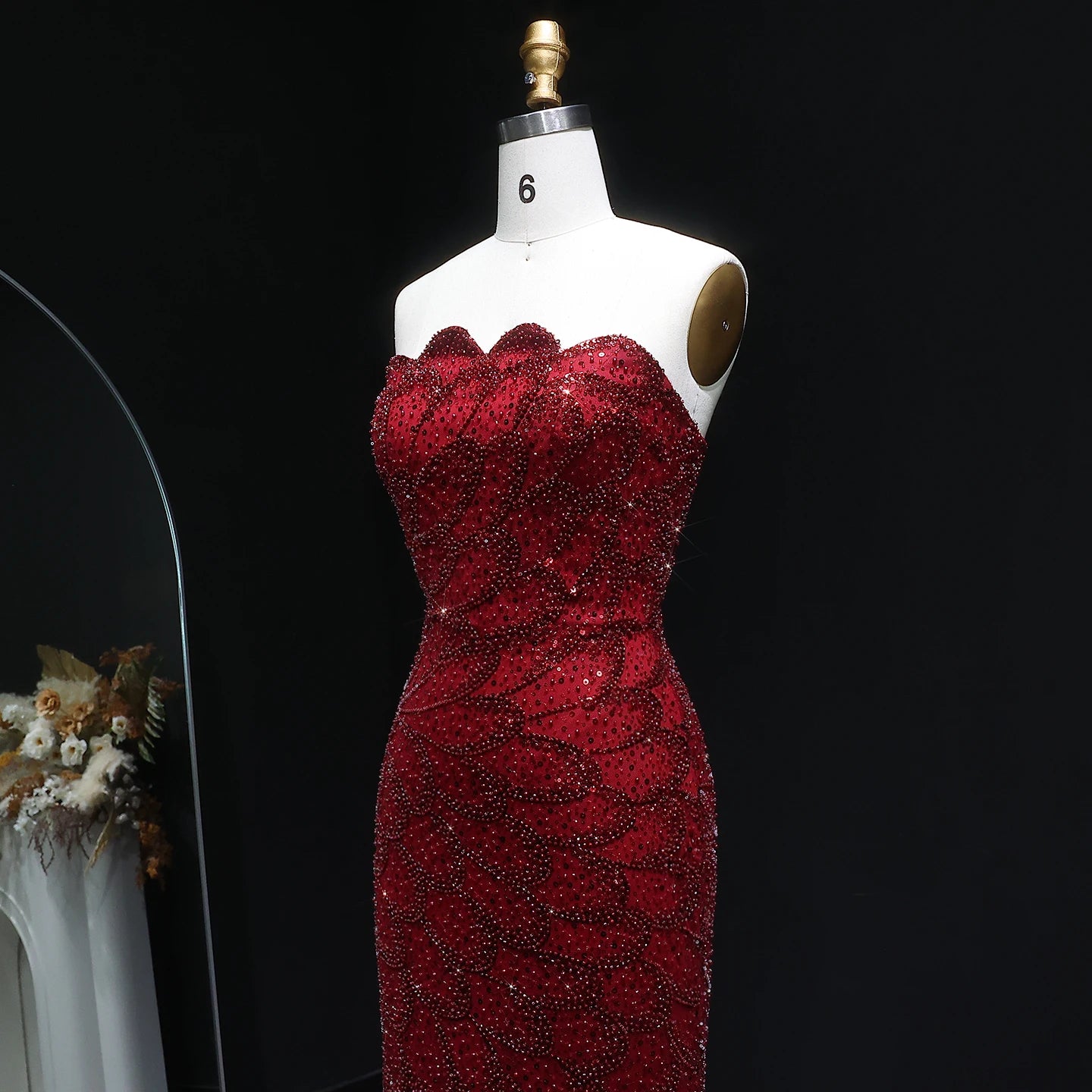 Annina Strapless Evening Gown