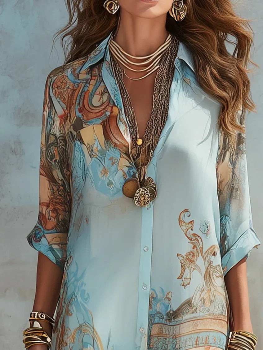 Thalisse Flowy Shirt Dress