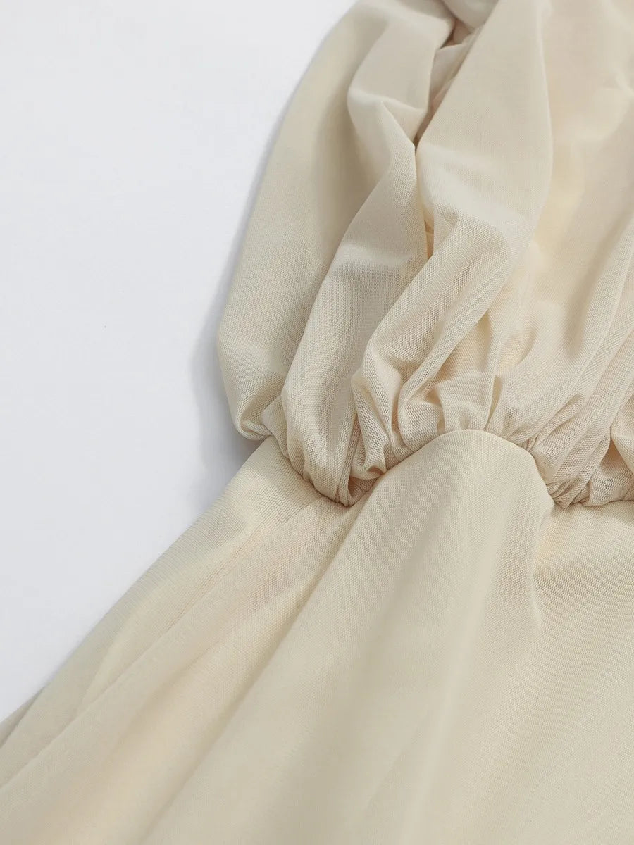 Domitia High Waist Maxi Dress