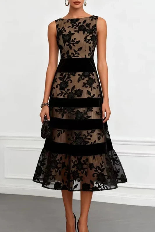 Lunaria Embroidered Maxi Dress