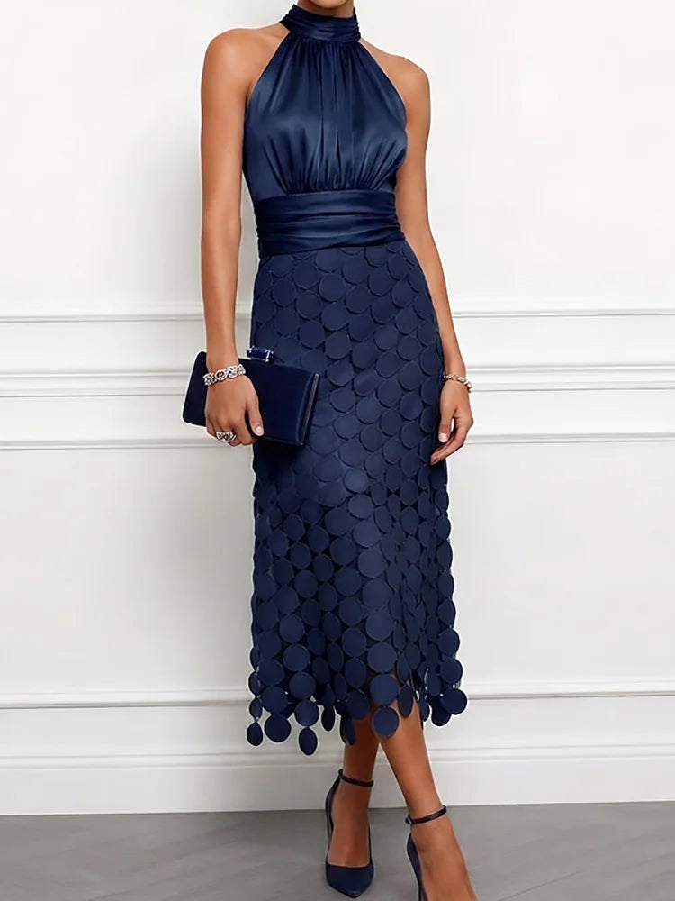 Darya Patchwork Maxi Dress
