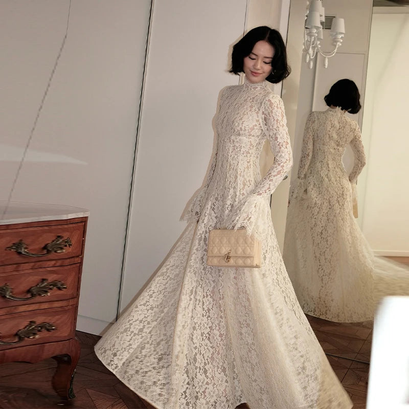 Tullia Vintage Lace Maxi