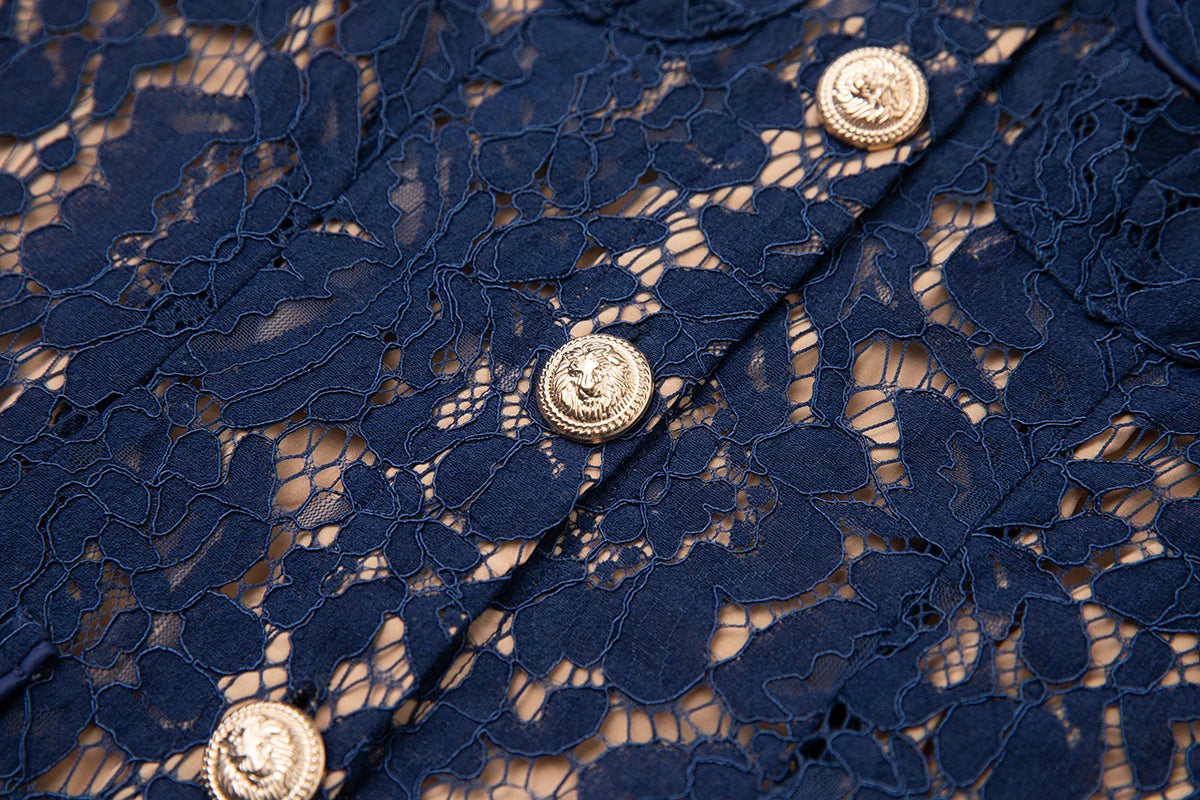 Taweret Fitted Lace Dress