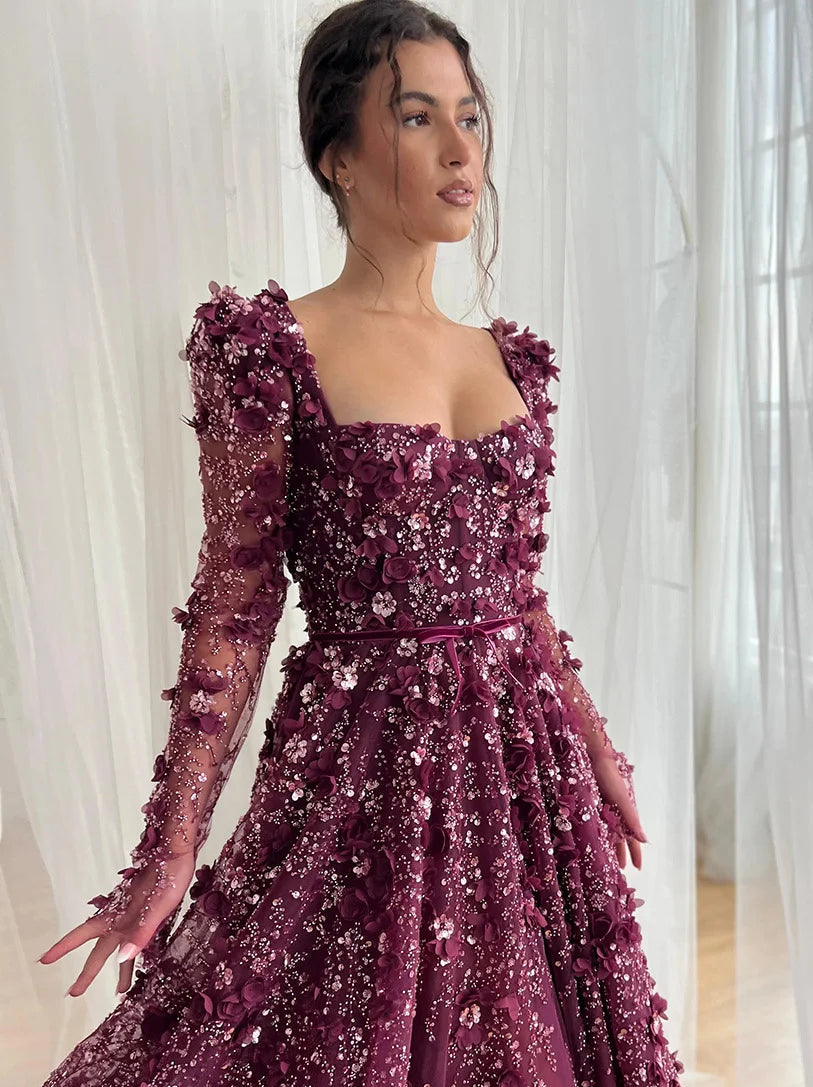 Rosalind Crystal Evening Dress