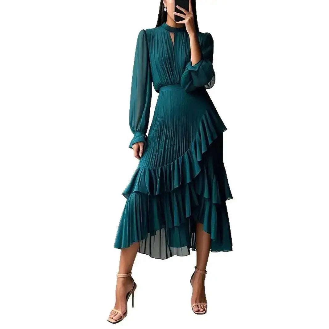 Neferati Pleated Midi Dress