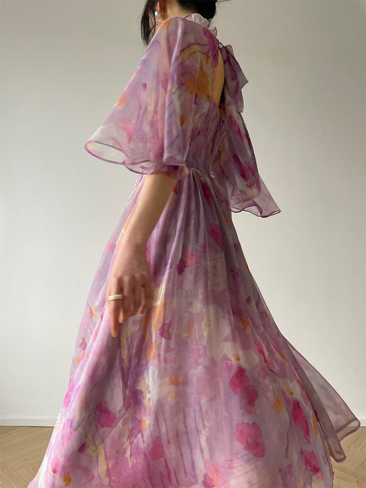 Faye Print Dress