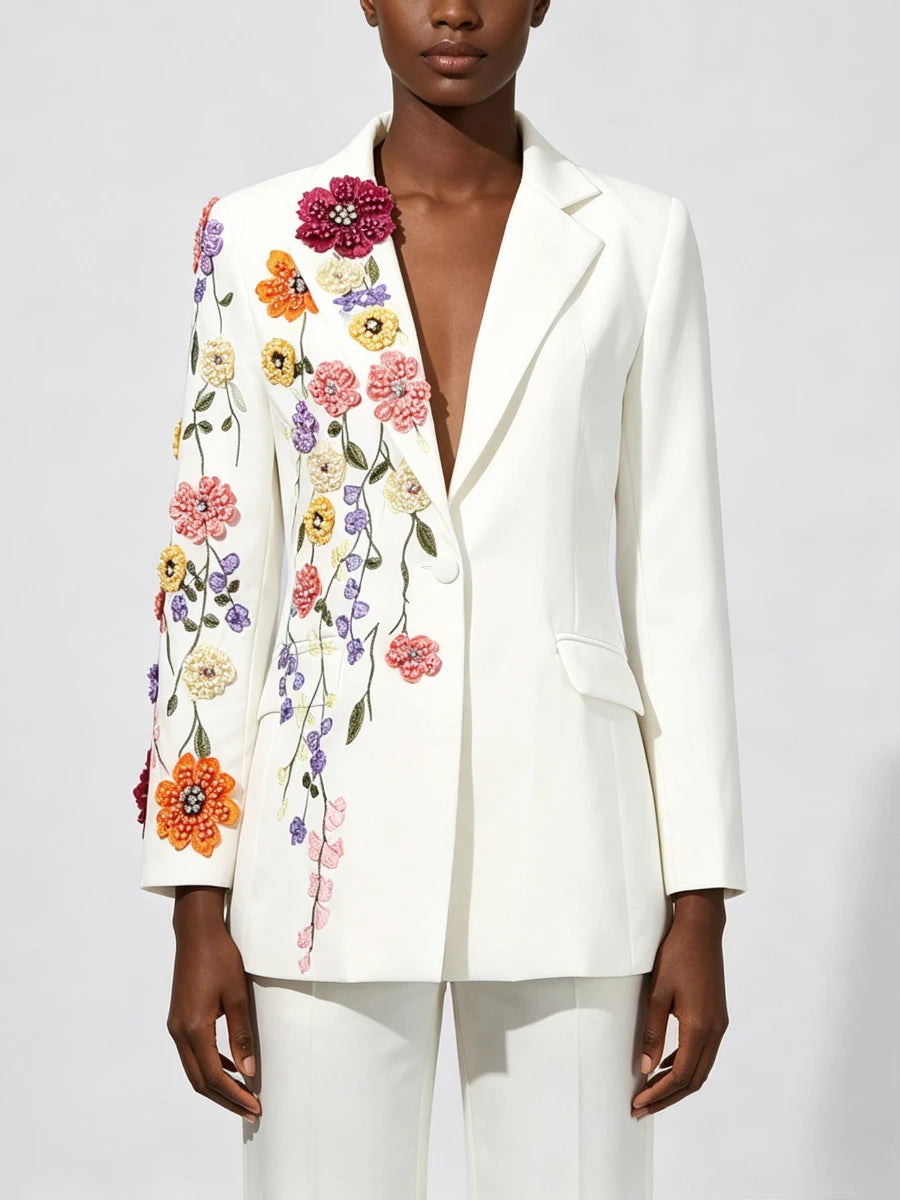 Regal Floral Blazer