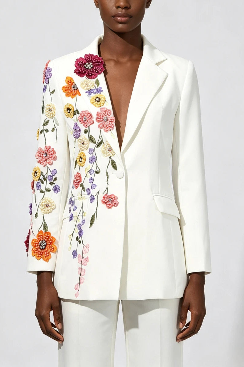 Regal Floral Blazer