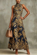 Seren Halter Maxi Dress
