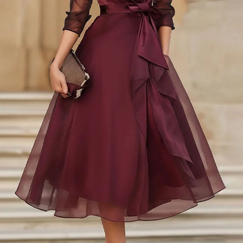 Coralie Ruffle Maxi Dress
