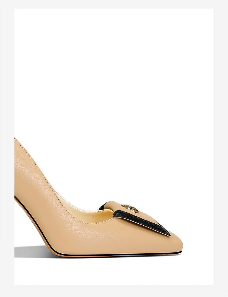 Loretta Square Heel Shoes