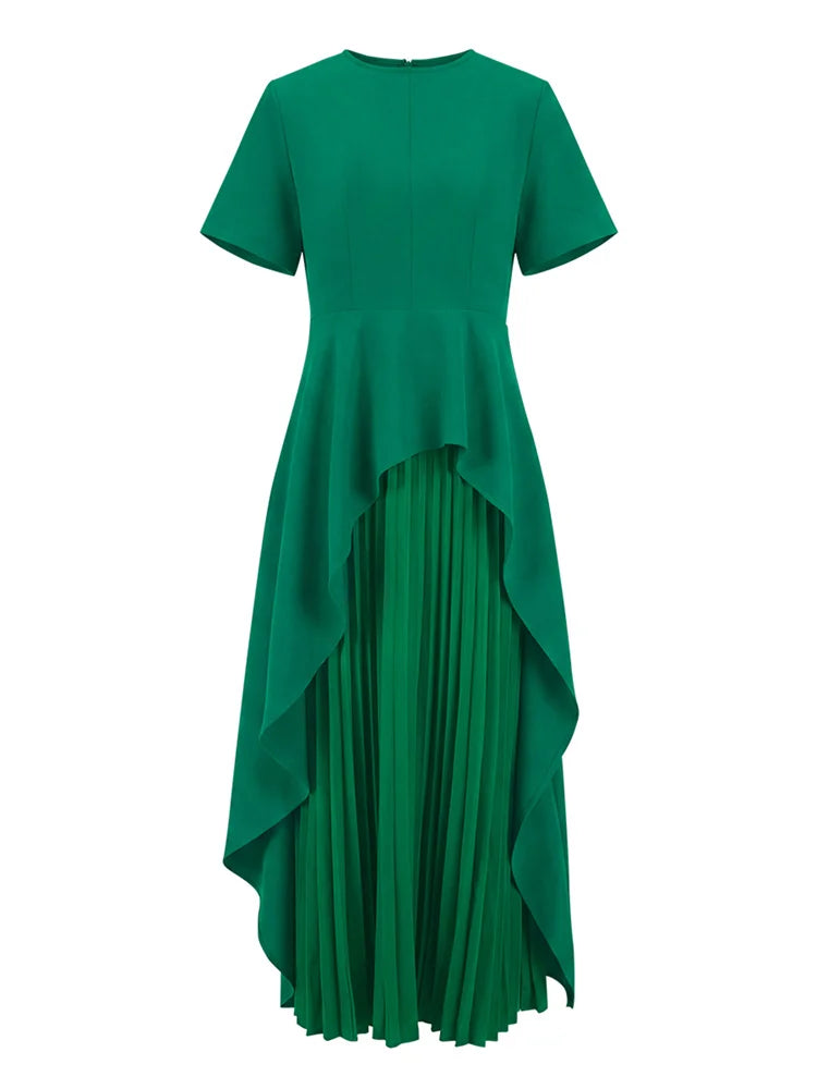 Isavelle Evening Pleated Dress
