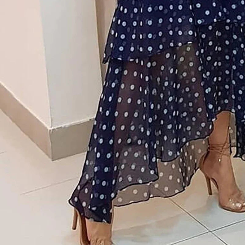 Celestique Polka Wrap Dress