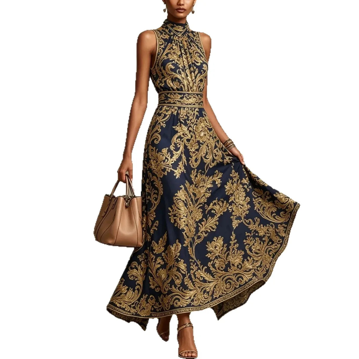 Seren Halter Maxi Dress