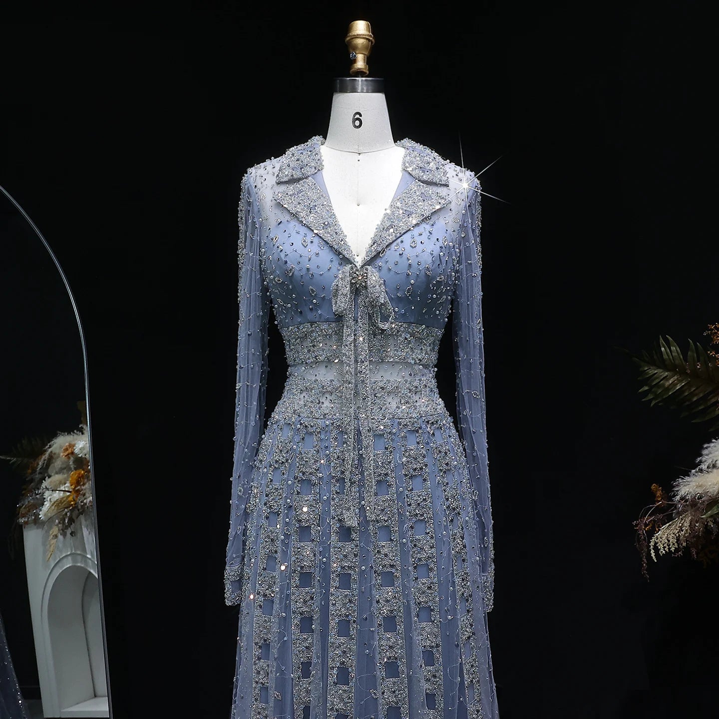 Sybille Sequin Formal Gown