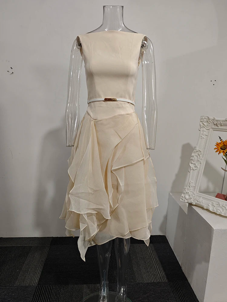 Clementina Cape Dress