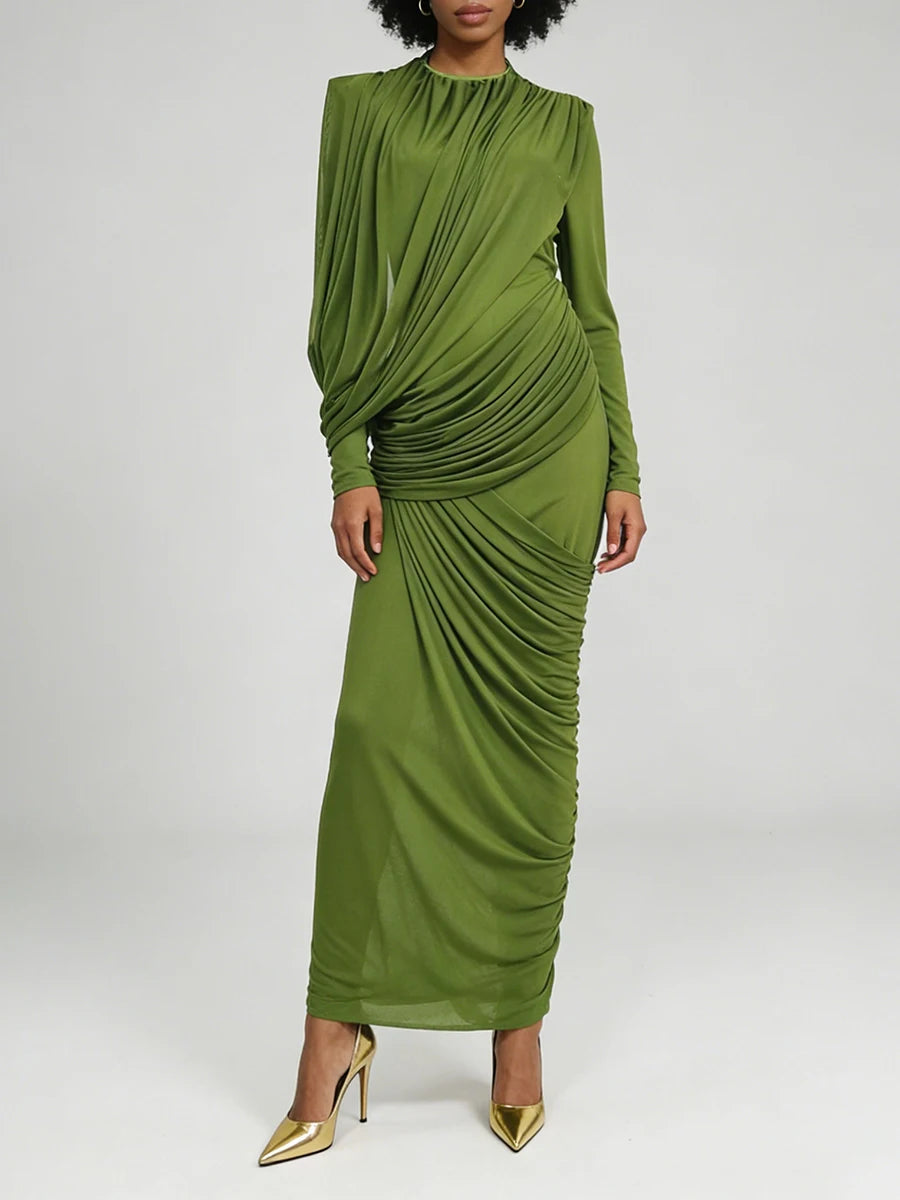 Elowira Drape Dress