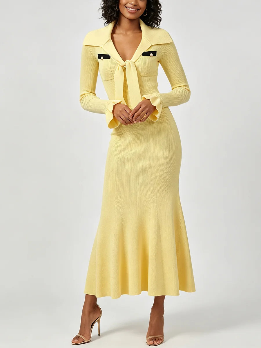 Majesty Knit Midi Dress