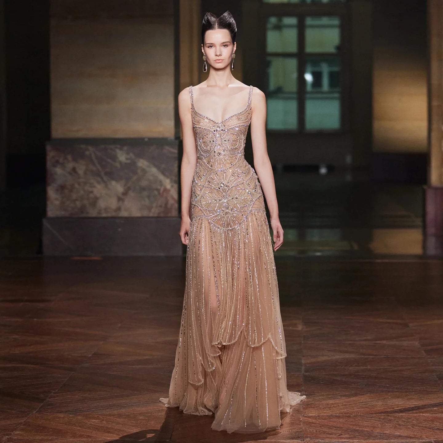 Ariadne Beaded Party Gown