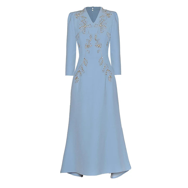 Shop Marina Dress Stylish and Comfortable for Women Blue / L Shop Marina Dress Stylish and Comfortable for Women Blue / L