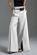 Quessa High-Waist Pleated Pants