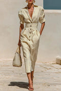 Theodosia Striped Shirt Dress