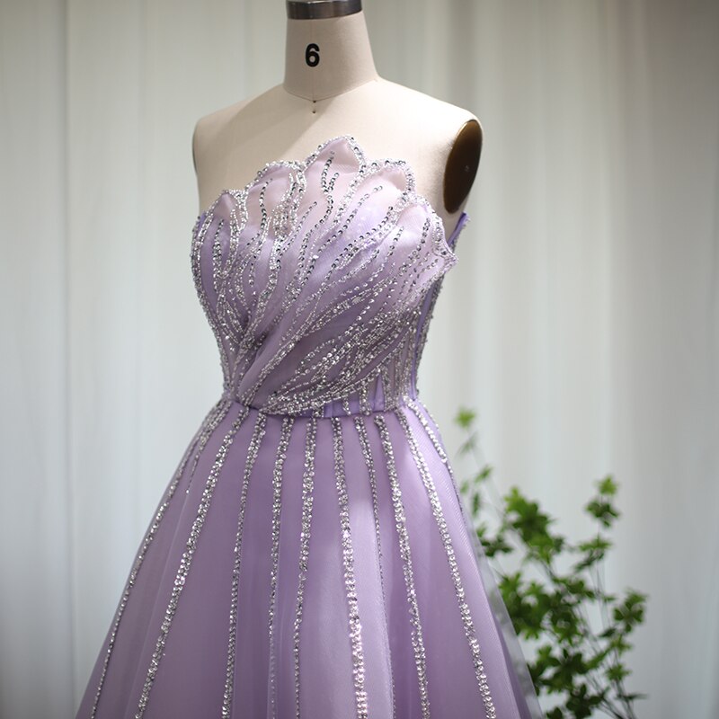 ethereal purple dress Pastel Lavender Floral Tulle Ball Gown with Strapless Corset Bodice Ethereal Fairy Princess Evening Dress Romantic Couture Formal Gown Plus Size Size
