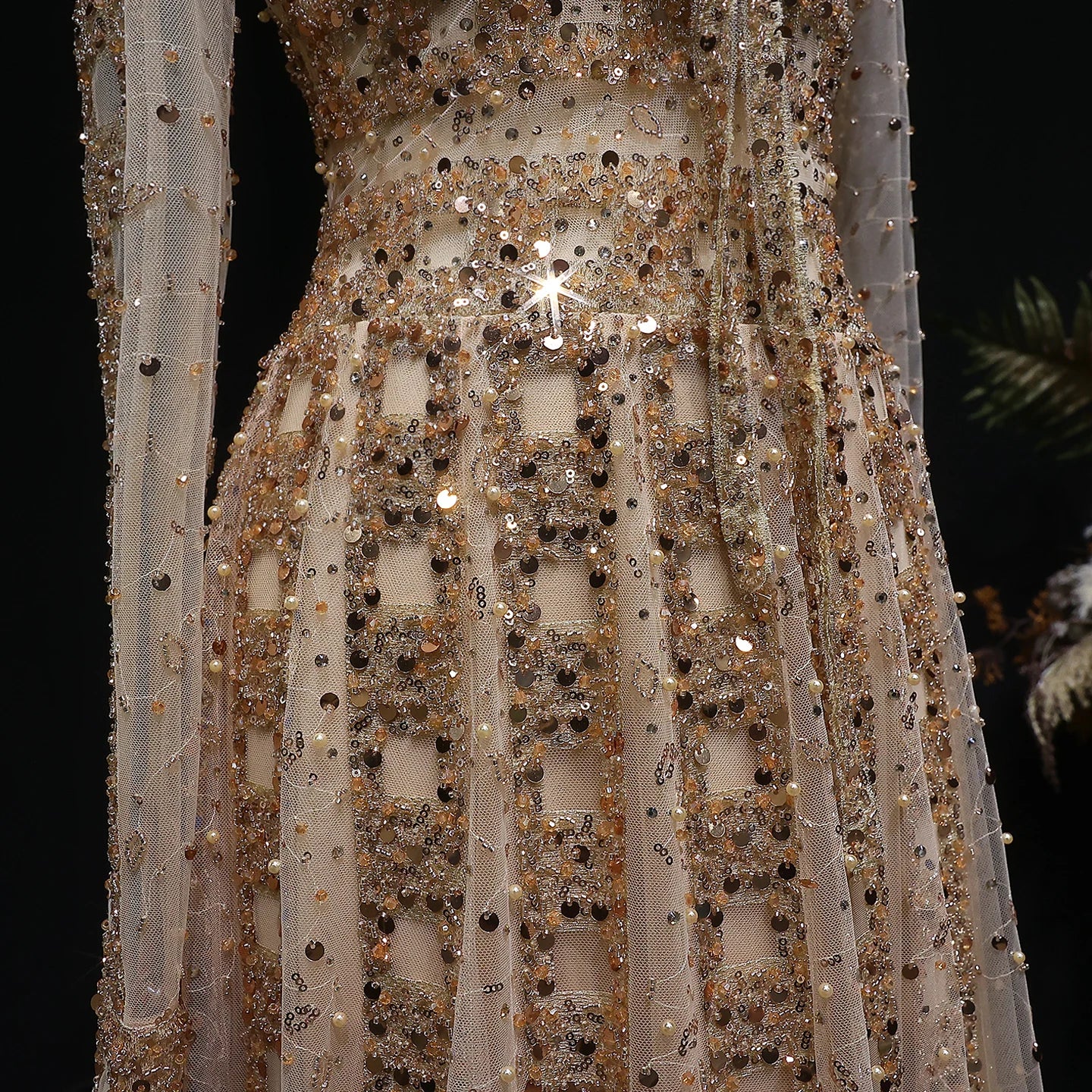 Sybille Sequin Formal Gown