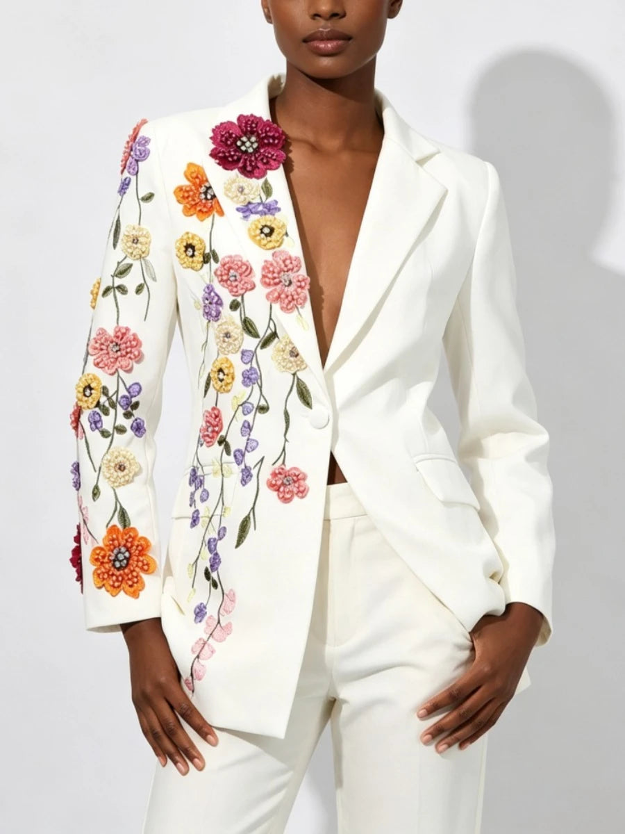 Regal Floral Blazer