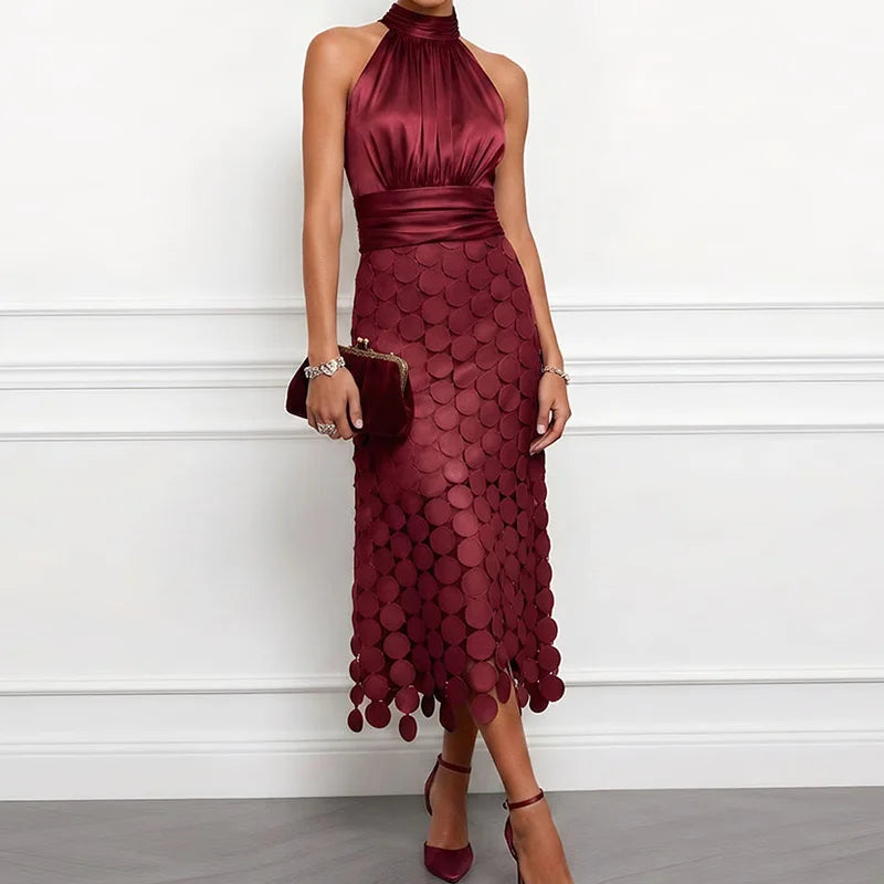 Darya Patchwork Maxi Dress