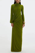 Velisse Asymmetrical Draped Dress