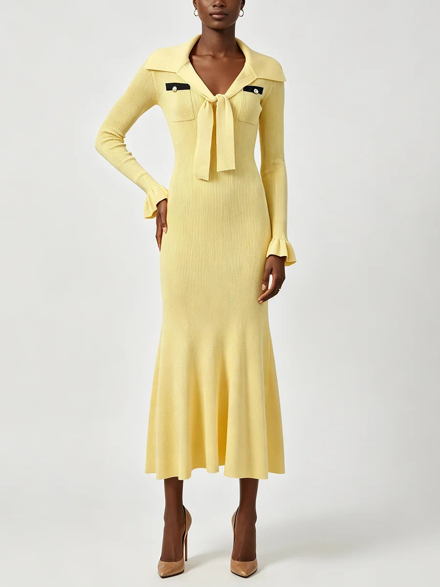 Majesty Knit Midi Dress