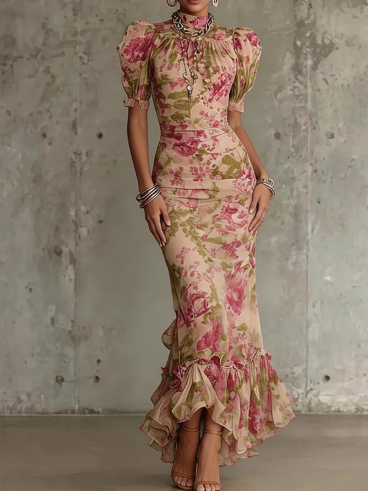 Cleopatra Bodycon Maxi Dress