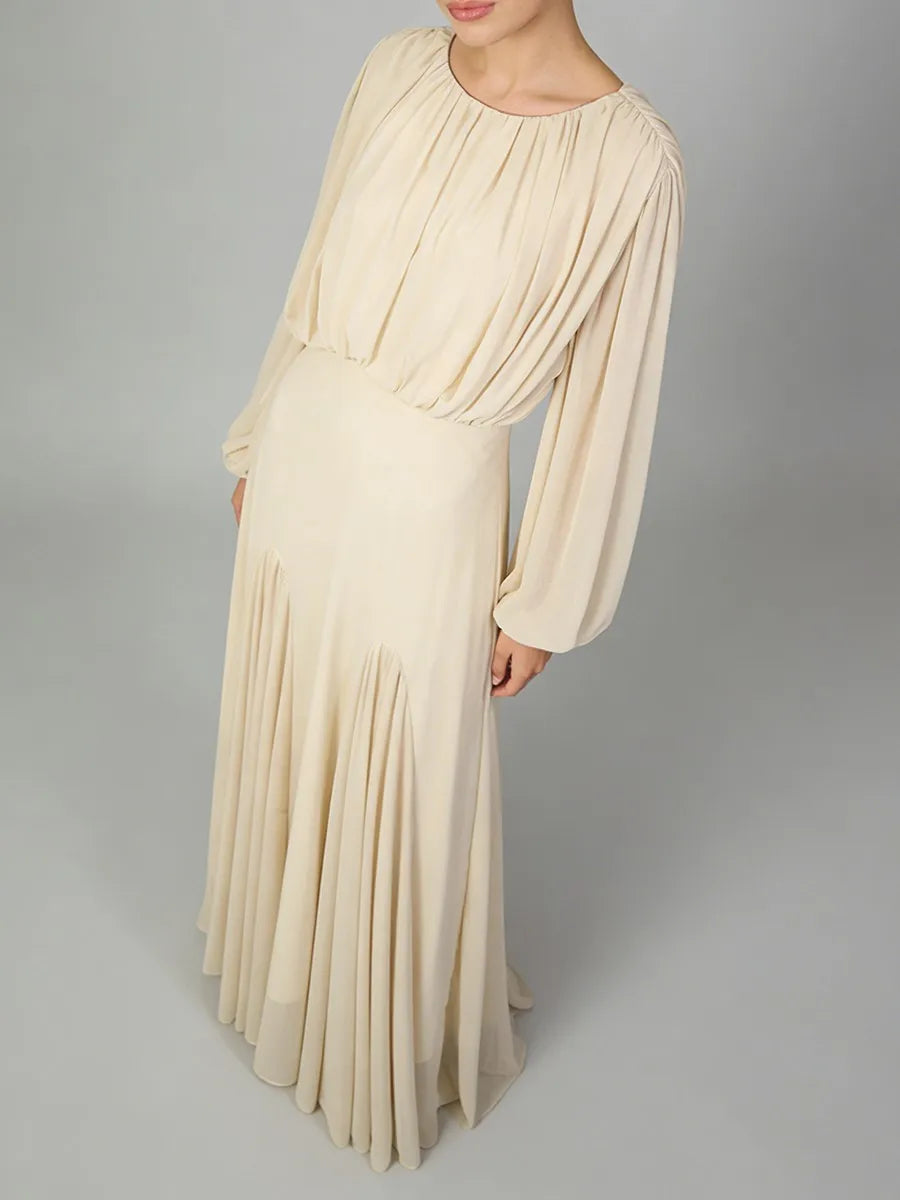 Domitia High Waist Maxi Dress