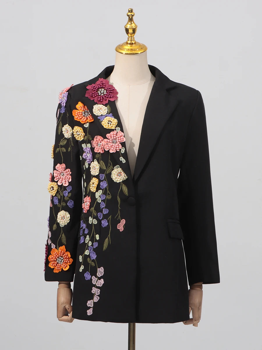 Regal Floral Blazer